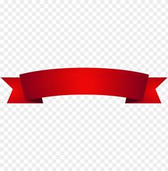 a red ribbon on a transparent background