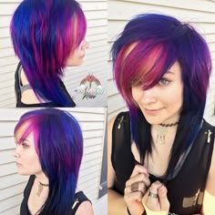 emo hairstyle with pink highlights Cool Emo Hair Color, Different Emo Hairstyles, Emo Colored Hair, Cool Emo Hairstyles, Emo Haircuts For Women, Cute Emo Hairstyles For Medium Hair, Emo Hair Color Short, Emo Hair 2025, 2025 Emo Hairstyles