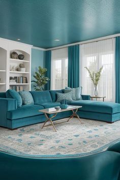 Teal And Gold Living Room Ideas, Teal And White Living Room, Teal And White Living Room Ideas, Teal Living Room Decor, Teal Living Room Ideas Pinterest, Turquoise Blue Living Room, Teal Turquoise Living Room, Turquoise Living Room, Teal And Silver Living Room