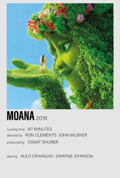 the movie poster for moana