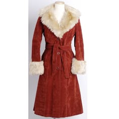 This Coat is so FABULOUS! It brings back a flood of childhood memories. Makes me wish my mom would grab her Agner purse  take me to TGY:) Penny Lane Coat For Sale, Penny Lane Coat Outfit, Penny Lane Coat Vintage, Vintage Penny Lane Coat, 70s Coat, Red Suede Penny Lane Coat, Corduroy Penny Lane Coat, Penny Lane Trench Coat, Penny Coat Outfit