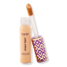 Shape Tape Full Coverage Concealer - Tarte | Ulta Beauty Tarte Concealer, Tarte Shape Tape Concealer, Corrector De Ojeras, Covering Dark Circles, Best Concealer, Concealer For Dark Circles, Tarte Shape Tape, Full Coverage Concealer, Concealer Shades