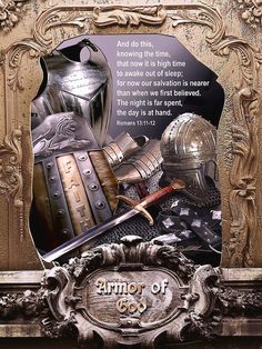 The Full Armor Of God Image, Put On The Full Armor Of God Images, Armor Of God Artwork, Armor Of God Painting, Christian Armor Of God Art, Armor Of God Background, Full Armor Of God Artwork, Armor Of God Art, Bible Verse With Armor Theme
