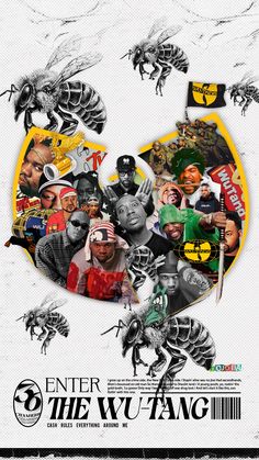 walppaper wutang, wutang design, wu-tang 36 chambers poster design, wutang clan poster design, creative poster, rap poster, hip hop flyer, poster hip hop wutang