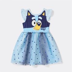 Pink Tutu Dress, Bluey Party Dress, Bluey Outfit For Toddler Girl, Bluey Baby Clothes, Bluey Dress Toddler, Bluey Kids Clothes, Kids Pinafore, Barbie Kids, Weaving For Kids