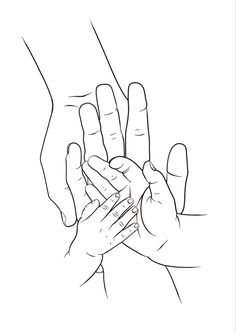 two hands holding each other with their fingers