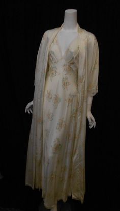 1970 Nightgown, 40s Nightgown, Dior Nightgown, Vintage Dior Pajamas, Christian Dior Nightgown, Christian Dior Silk Nightwear, Vintage Christian Dior Nightgown, Christian Dior Vintage Pajamas, Christian Dior Silk Sleepwear