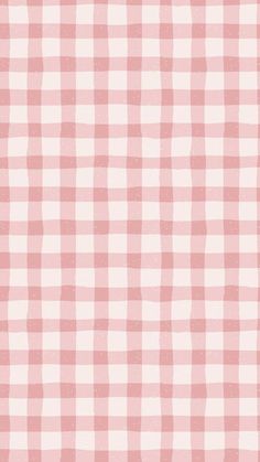 a pink and white checkered background