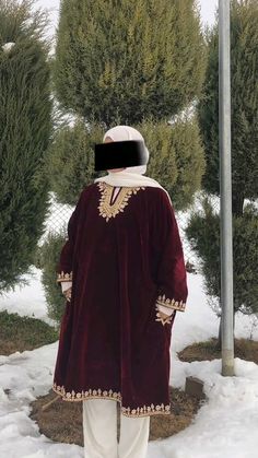 Kashmir Dress Design, Kashmir Look, Kashmiri Fashion, Kashmiri Coat, Winter Dress Ideas In Pakistan, Kashmiri Suit, Makhmal Suits Design, Kashmiri Tilla, Pashmina Suit