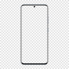 an iphone is shown on a transparent background