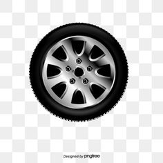 a car tire on a white background with black spokes, wheels, tires png and psd