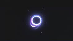 an image of a ring in the dark with light coming from it's center