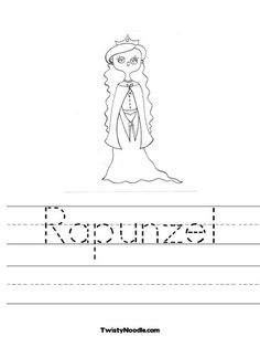 the name rapunzel worksheet