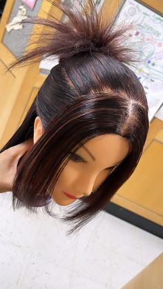 Competition Hair, Hairstyles To Do On Mannequin, Hairstyles On Mannequin, Hairstyles For Mannequin Heads, Mannequin Doll Hairstyles, Mannequin Hairstyles, Hairstyles Mannequin, Hair Mannequin, Cosmetology School