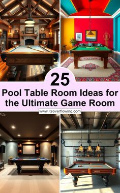 the ultimate pool table room ideas for the ultimate game room in your home or office