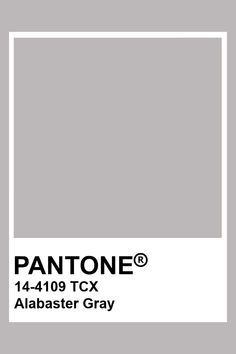 the pantone color is shown in white and gray
