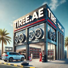 Ajman is home to some of the best tyre shops offering high-quality products and reliable services for all vehicle types. Modern Tire Shop Design, How To Design A Tyre Shop, Contemporary Tire Shop Design, Commercial Tire Shop Design, Tire Shop Design, Commercial Vehicle Tire Design, Tyre Shop Design, Tyre Shop Exterior Design, Tyre Repair Shop Design
