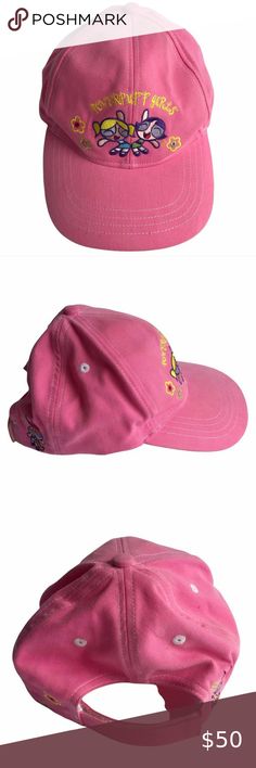 Vintage Powerpuff Girls Hat Baseball Cap Y2K 2000s