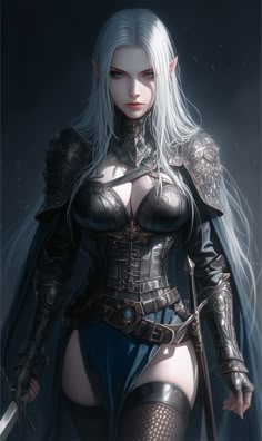 Midnight Elf, Lunar Elf, High Elf Rogue Female, Elf Assassin Female, Moon Shadow Elf, Female Elf Fighter, Elven Warrior Female, Female Dark Elf Assassin, Moon Elf Female Dnd