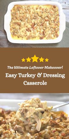 the ultimate leftover macaroni and cheese easy turkey and dressing casserole
