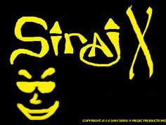 an image of a yellow mask with the word sina x in front of it