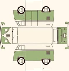 the paper model of an rv is shown