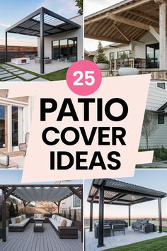 the 25 best patio cover ideas that are easy to build and great for your backyard