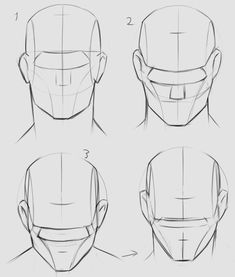 how to draw the head from different angles