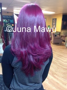 Bright Plum Hair, Fuschia Hair Color, Dark Fuschia Hair, Fuschia Hair Dye, Fushia Hair Color, Dark Fuchsia Hair, Dark Magenta Hair, Fuchsia Hair, Ion Fuschia