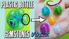 plastic bottle gemstones vol 2 - how to make them look like they are floating