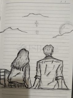 Pencil Sketches Easy, Pencil Drawing Images, Couple Sketch, Easy Love Drawings, Cool Pencil Drawings, Cute Sketches, Meaningful Drawings, Easy Doodles Drawings, Couple Drawings