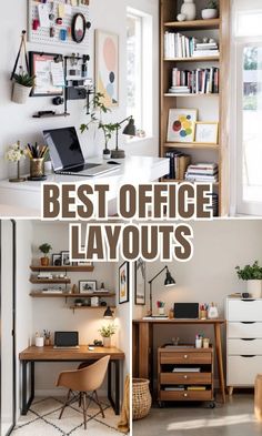 A well-planned small office layout with a corner desk, smart storage, and a cozy seating area for maximum space utilization.