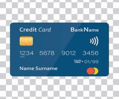 a credit card with the name and number on it, as well as an image of a