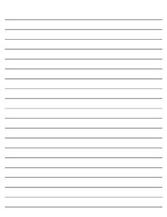 a blank lined paper with lines in the middle and one line at the bottom,