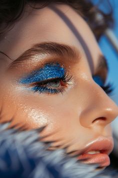 If you’re looking to elevate your makeup game, blue eyeshadow is a versatile choice that can create a variety of stunning looks. Explore these 25 eye-catching styles, and find the perfect blue eyeshadow aesthetic that suits your personality and occasion! Brown eyes, light, dark, vintage, grunge, 90s, 80s, movie, up, pastel, navy, icy, pale, palette, sky, Asian, Iana, photoshoot, y2k White Eyeshadow, Blue Retro Eyeshadow, Vintage Makeup Blue Eyeshadow, Blue Eye Shadow Aesthetic, X Movie Blue Eyeshadow, Blue Eyeshadow In Film, Blue Eyeshadow Palette, Blue Eyeliner, Beautiful Eye Makeup