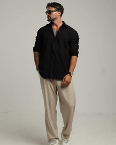 Discover your style with los amigos Black Tshirt Outfits Men, Black Shirt For Men Casual, Stylish Outfits For Men Summer, Casual Party Outfit For Men, Mens Fashion Masculine, Casual Men Outfits Streetwear, Mens Formal Casual Outfits, Black Shirt Combo, Night Date Outfit Men