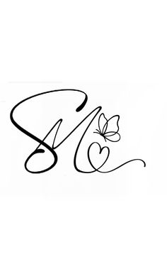 the word love is written in cursive writing with a heart and butterfly on it
