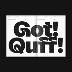 Bold Type Design, Edgy Typeface, Bold Custom Typography, Bold Black Typography Design, Thick Typography, Studio Feixen, Modern Experimental Typefaces Inspiration, Bold Typography Book Design, Univers Typeface