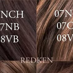 Color Formulas, Redken Brown Shades, Redken Color Gels Brown Formulas, Redken Brown Colors, Redken Brown Formula, Redken Chocolate Cherry Formula, Shades Eq Toner Formulas Caramel, Chocolate Brown Redken Formulas, Caramel Shades Eq Formula