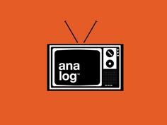 analog by Jay Master on Dribbble Retro Tv Logos, Retro Tv Logo Design, Retro Computer Typography, Vintage Tv Logo Design Inspiration, Vintage Tv Logo Design, Analog Logo, Retro Tv Logo Inspiration, Vintage Tv Logo, Vintage Tech Typography