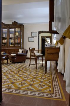 the living room is clean and ready for us to use