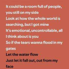 an orange background with the words, it could be a room full of people, you still