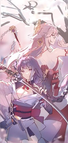 Yae X Ei Wallpaper, Ei Miko Wallpaper, Yae And Ei Wallpaper, Raiden And Yae Wallpaper, Yae Miko Raiden Shogun, Eimiko Wallpaper, Ei And Yae Miko Wallpaper, Raiden And Yae Miko Wallpaper, Genshin Impact Ei X Yae Miko Wallpaper