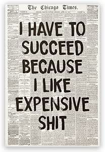 TcnScyfell Vintage Newspaper Aesthetic Wall Decor, Trendy Black and White Gallery Canvas Wall Art, Retro Newspaper Art Print Painting Poster for Apartment 12x18inch Unframed, style-3 ✒️