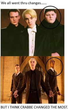harry potter and his friends are in the same photo