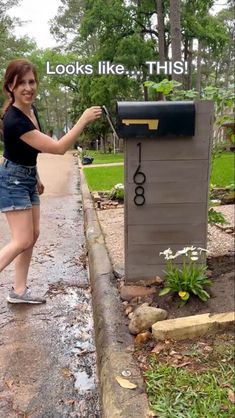On a whim, I decided to update my mailbox because the old one was lacking style Mailbox Makeover Diy, Mailbox Makeover Curb Appeal, Diy Outdoor Mailbox Makeover, Mailbox Diy, Retro Mailbox Installation Tips, Diy Mailbox Transformation, Diy Mailbox Makeover, Vintage Mailbox Renovation Tips, Diy Mailbox Makeover Project
