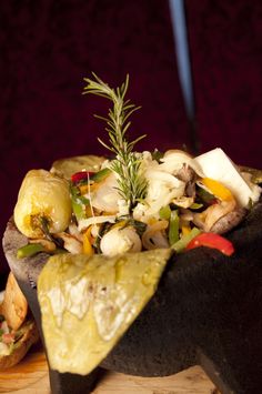 the food is prepared and ready to be eaten