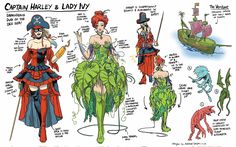 an image of captain harley and lady ivy