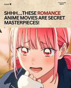 Best Love Anime To Watch, Cute Romance Anime To Watch, Anime To Watch Romance, Romantic Anime To Watch, Good Romance Anime To Watch, Romantic Anime Recommendation, Animes To Watch Romance, Romantic Anime Movie, Best Anime Romance Movies