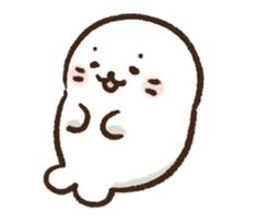 a drawing of a ghost with eyes closed